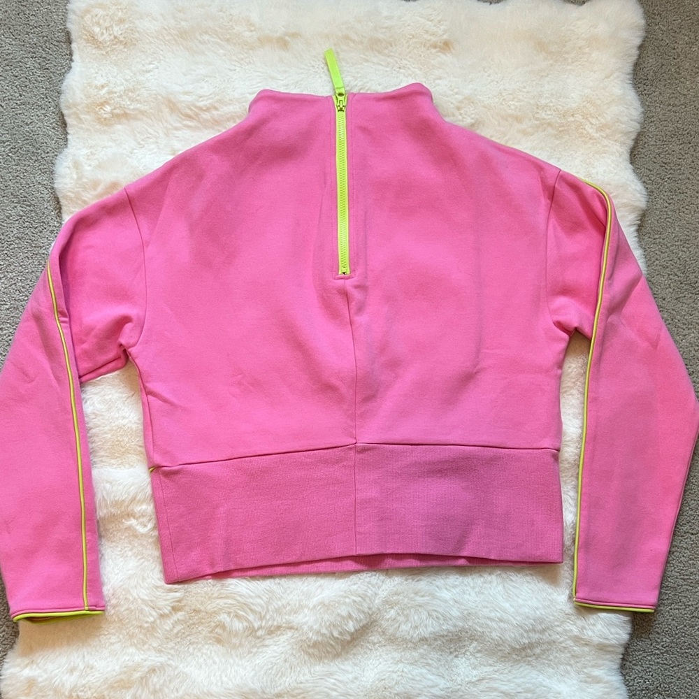 Victor Glemaud Pink Pullover with Neon Highlights